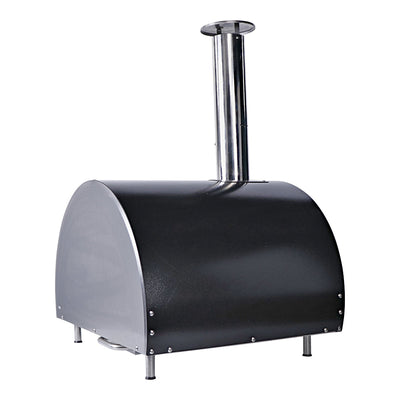 Smart Built-In Wood Fired Pizza Oven In Black & Stainless Steel Finish (PW01)