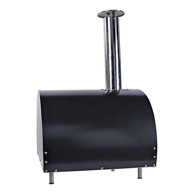 Smart Built-In Wood Fired Pizza Oven In Black & Stainless Steel Finish (PW01)
