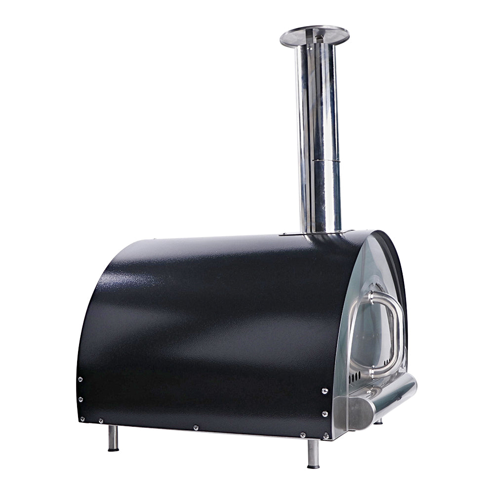 Smart Built-In Wood Fired Pizza Oven In Black & Stainless Steel Finish (PW01)