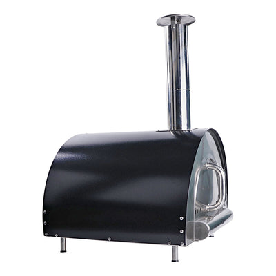 Smart Built-In Wood Fired Pizza Oven In Black & Stainless Steel Finish (PW01)