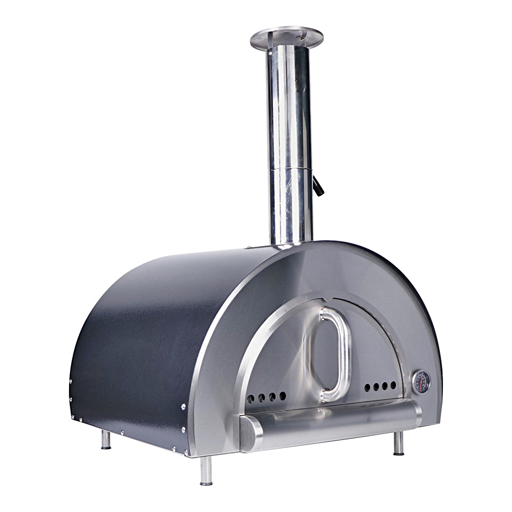 Smart Built-In Wood Fired Pizza Oven In Black & Stainless Steel Finish (PW01)